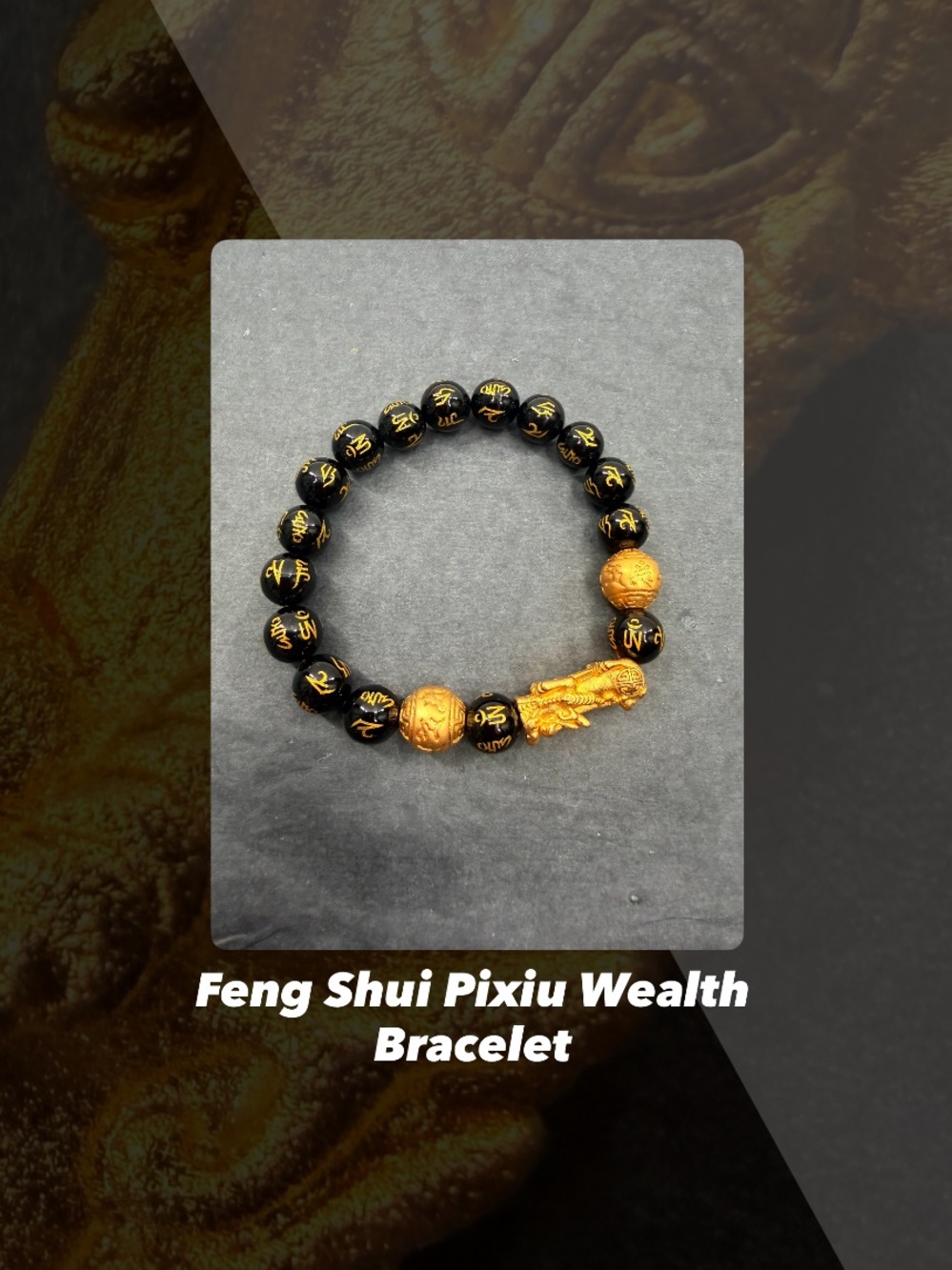 EUC Feng Shui Pixiu Wealth Bracelet